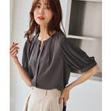 袖プリーツハーフスリーブブラウス | ROPE' PICNIC | 詳細画像5 