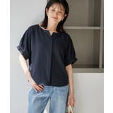 エアリーリネンライク キーネックブラウス/接触冷感・UVカット・速乾 | ROPE' PICNIC | 詳細画像23