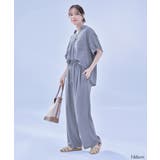 【ちゃんと+かわいい保証】カットジョーゼットスキッパーブラウス UVケア 接触冷… | ROPE' PICNIC | 詳細画像2