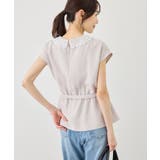【ベストヒット】襟レースフレンチスリーブブラウス/UVカット | ROPE' PICNIC | 詳細画像6 