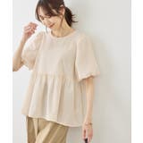 バルーンペプラムブラウス | ROPE' PICNIC | 詳細画像12 