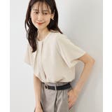 フロントタックタイハーフスリーブブラウス | ROPE' PICNIC | 詳細画像10