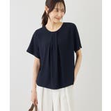 フロントタックタイハーフスリーブブラウス | ROPE' PICNIC | 詳細画像17