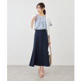 フロントタックタイハーフスリーブブラウス | ROPE' PICNIC | 詳細画像20