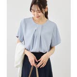 フロントタックタイハーフスリーブブラウス | ROPE' PICNIC | 詳細画像21