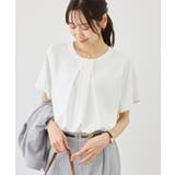 フロントタックタイハーフスリーブブラウス | ROPE' PICNIC | 詳細画像5