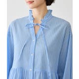 お着軽シャツシリーズ フリルカラーシアーペプラムブラウス/接触冷感・通気性 | ROPE' PICNIC | 詳細画像39 