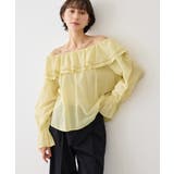 お着軽シャツシリーズ レース使い2WAYオフショルシアーブラウス 接触冷感 | ROPE' PICNIC | 詳細画像21 