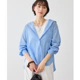 お着軽シャツシリーズ 無地・ストライプ フード付きシアーシャツ | ROPE' PICNIC | 詳細画像23 