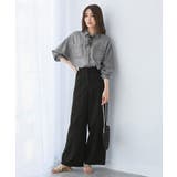 【emur/エミュール】ラウンドヘム抜き襟比翼シャツ | ROPE' PICNIC | 詳細画像10 