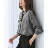 【emur/エミュール】ラウンドヘム抜き襟比翼シャツ | ROPE' PICNIC | 詳細画像13 