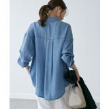 【emur/エミュール】ラウンドヘム抜き襟比翼シャツ | ROPE' PICNIC | 詳細画像15 