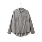 【emur/エミュール】ラウンドヘム抜き襟比翼シャツ | ROPE' PICNIC | 詳細画像21 