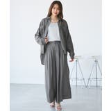 【emur/エミュール】ラウンドヘム抜き襟比翼シャツ | ROPE' PICNIC | 詳細画像8 