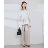 【WEB限定】【emur/エミュール】シャーリングシャツ | ROPE' PICNIC | 詳細画像10