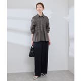 【WEB限定】【emur/エミュール】シャーリングシャツ | ROPE' PICNIC | 詳細画像3