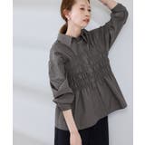 【WEB限定】【emur/エミュール】シャーリングシャツ | ROPE' PICNIC | 詳細画像5