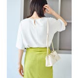 【一部店舗限定】ジョーゼットTeeブラウス/UVケア・接触冷感・防シワ | ROPE' PICNIC | 詳細画像11