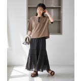 【一部店舗限定】ジョーゼットTeeブラウス/UVケア・接触冷感・防シワ | ROPE' PICNIC | 詳細画像13