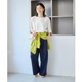 【一部店舗限定】ジョーゼットTeeブラウス/UVケア・接触冷感・防シワ | ROPE' PICNIC | 詳細画像8