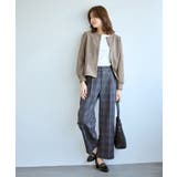 360°ウルトラストレッチ 羽織れるペプラムブラウス 花粉ガード | ROPE' PICNIC | 詳細画像13 