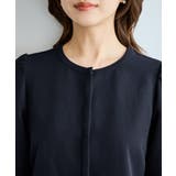 360°ウルトラストレッチ 羽織れるペプラムブラウス 花粉ガード | ROPE' PICNIC | 詳細画像36 