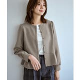 ベージュ系(28) | 360°ウルトラストレッチ 羽織れるペプラムブラウス 花粉ガード | ROPE' PICNIC