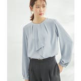 サックス(48) | ボウタイフウブラウス | ROPE' PICNIC