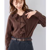 ブラウン(22) | ラッフルブラウス | ROPE' PICNIC