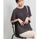 ダークブラウン(20) | カップ付きプリーツブラウス | ROPE' PICNIC