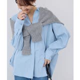 ブルー(44) | ニュアンススキッパーシャツ | ROPE' PICNIC