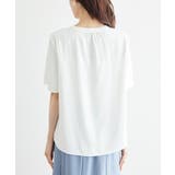 2サイズ展開/メタルボタンリボンタイハーフスリーブブラウス | ROPE' PICNIC | 詳細画像18 