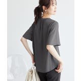 2サイズ展開/メタルボタンリボンタイハーフスリーブブラウス | ROPE' PICNIC | 詳細画像5 