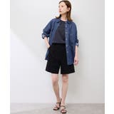 シャンブレーデニム調シャツ | ROPE' PICNIC | 詳細画像15 