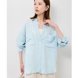 シャンブレーデニム調シャツ | ROPE' PICNIC | 詳細画像28 