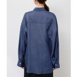 シャンブレーデニム調シャツ | ROPE' PICNIC | 詳細画像32 