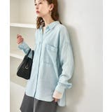 サックス(48) | シャンブレーデニム調シャツ | ROPE' PICNIC