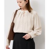 【前後2WAY】【WEB限定カラー】配色リボンブラウス/通勤対応 | ROPE' PICNIC | 詳細画像11 