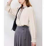 【前後2WAY】【WEB限定カラー】配色リボンブラウス/通勤対応 | ROPE' PICNIC | 詳細画像14 