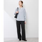 【前後2WAY】【WEB限定カラー】配色リボンブラウス/通勤対応 | ROPE' PICNIC | 詳細画像23 