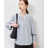 【前後2WAY】【WEB限定カラー】配色リボンブラウス/通勤対応 | ROPE' PICNIC | 詳細画像25 