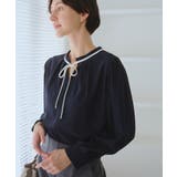 【前後2WAY】【WEB限定カラー】配色リボンブラウス/通勤対応 | ROPE' PICNIC | 詳細画像31 