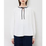 【前後2WAY】【WEB限定カラー】配色リボンブラウス/通勤対応 | ROPE' PICNIC | 詳細画像36 