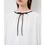 【前後2WAY】【WEB限定カラー】配色リボンブラウス/通勤対応 | ROPE' PICNIC | 詳細画像39 
