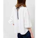 【前後2WAY】【WEB限定カラー】配色リボンブラウス/通勤対応 | ROPE' PICNIC | 詳細画像5 