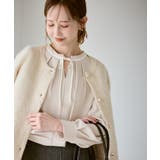 【前後2WAY】【WEB限定カラー】配色リボンブラウス/通勤対応 | ROPE' PICNIC | 詳細画像8 