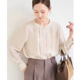 ベージュ(27) | フロントピンタックブラウス/一部WEB限定カラー | ROPE' PICNIC