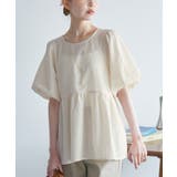 バルーンペプラムブラウス | ROPE' PICNIC | 詳細画像13 