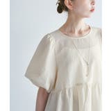 バルーンペプラムブラウス | ROPE' PICNIC | 詳細画像15 