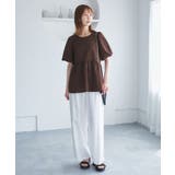 バルーンペプラムブラウス | ROPE' PICNIC | 詳細画像16 